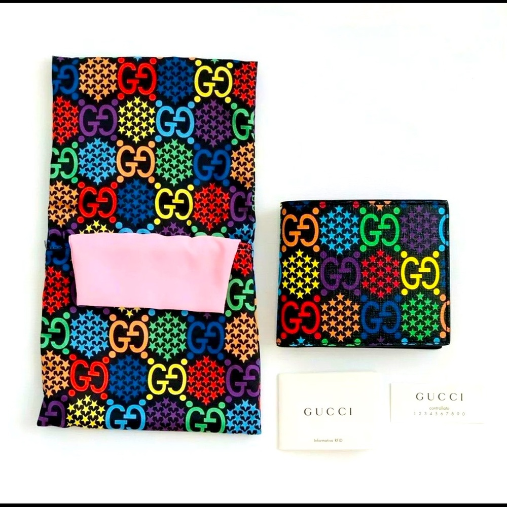 Brand new men wallet psycho authentic with box and tag